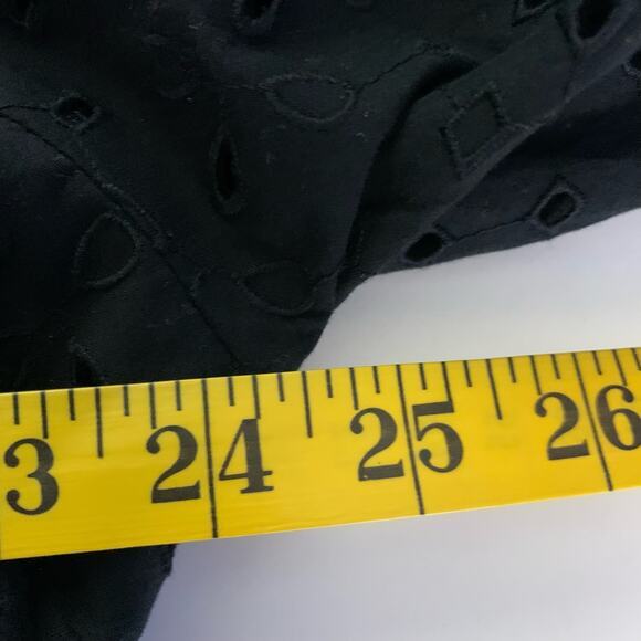 A NEW DAY Black Eyelet Open Back Puff‎ Sleeve Mini Dress Size 3X - NWT - Picture 15 of 16